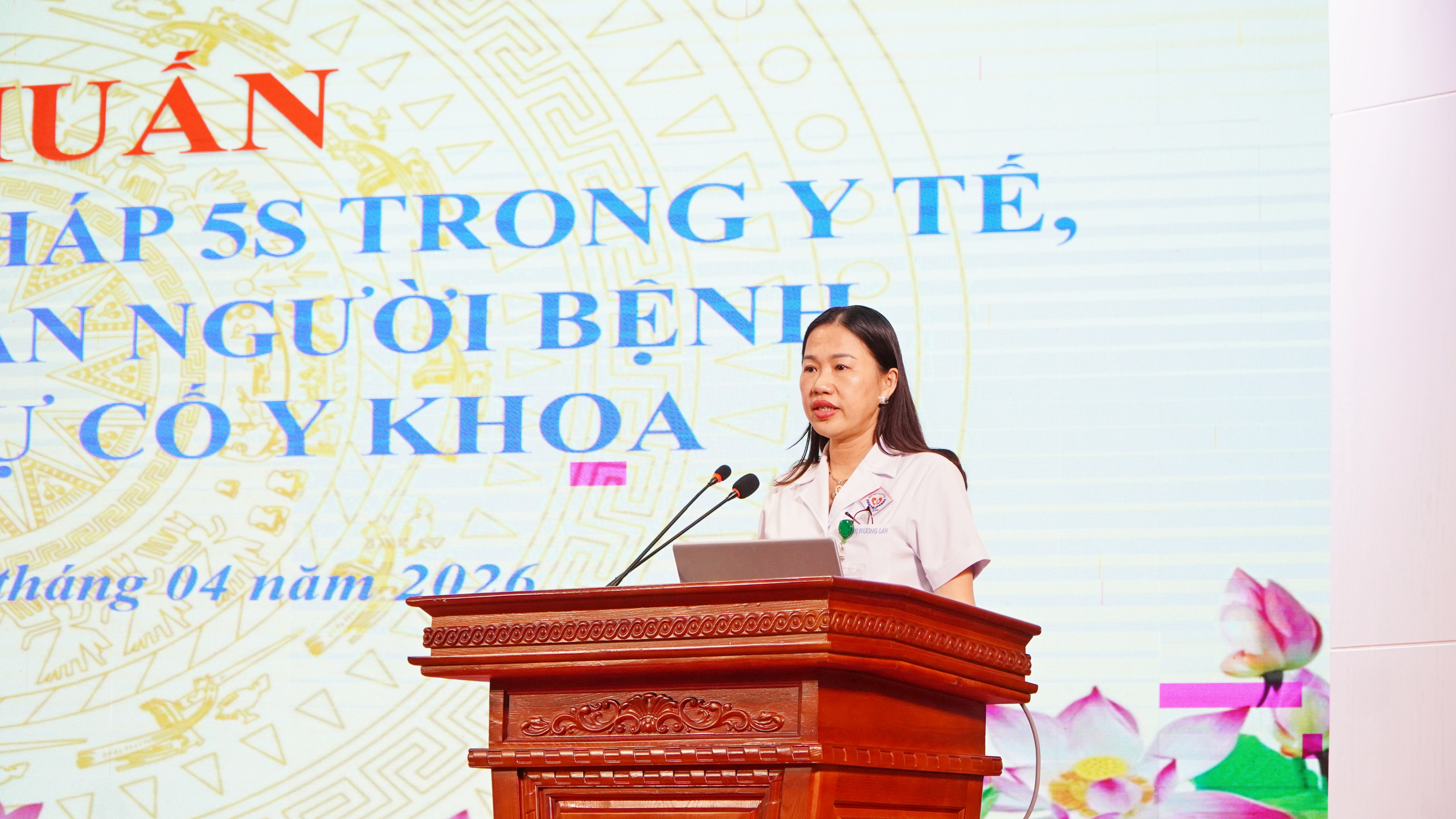 TẬP HUẤN:Áp dụng phương pháp 5S trong y tế; Văn hóa An toàn người bệnh - báo cáo Sự cố y khoa