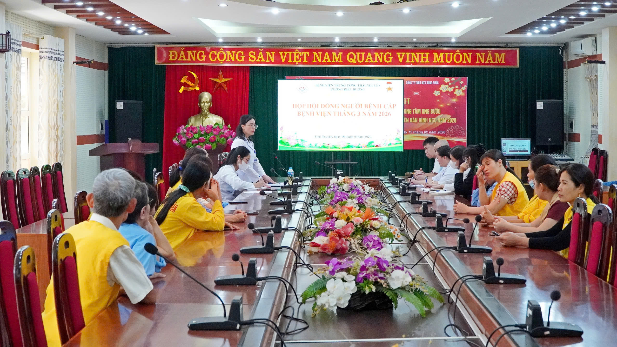 HỌP HỘI ĐỒNG NGƯỜI BỆNH CẤP BỆNH VIỆN THÁNG 3/2026