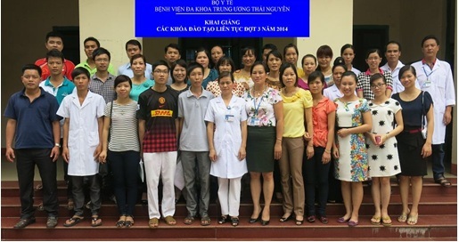 Bệnh viện đa khoa Trung ương Thái Nguyên tiếp tục khai giảng các khóa đào tạo liên tục thuộc Đề án 1816 và đào tạo xã hội hóa năm 2014