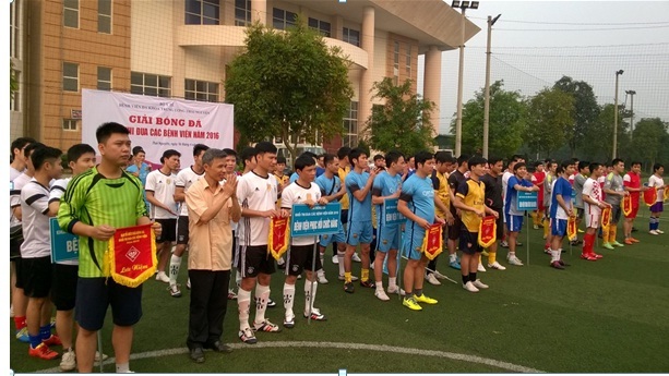 Giải bóng đá khối thi đua các Bệnh viện tỉnh Thái Nguyên  năm 2016