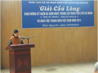 Giải cầu lông chào mừng kỷ niệm 83 năm ngày thành lập Đoàn TNCS Hồ Chí Minh và ngày hội Thanh niên Việt Nam năm 2014